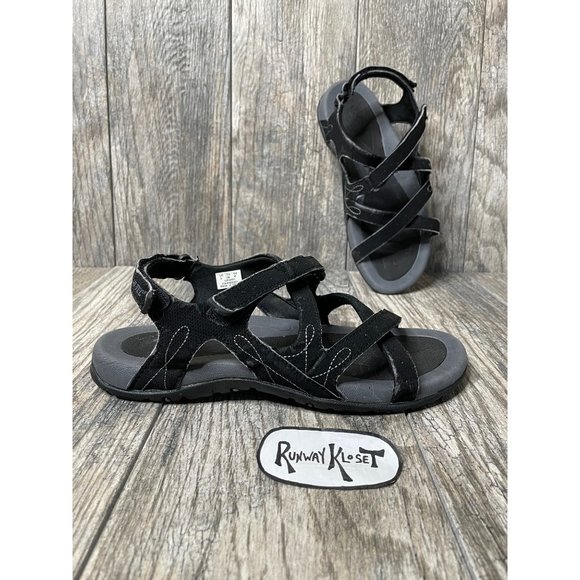 Hi-Tec Shoes - HI TEC FLEX Womens Black Strappy Sandals size 8
